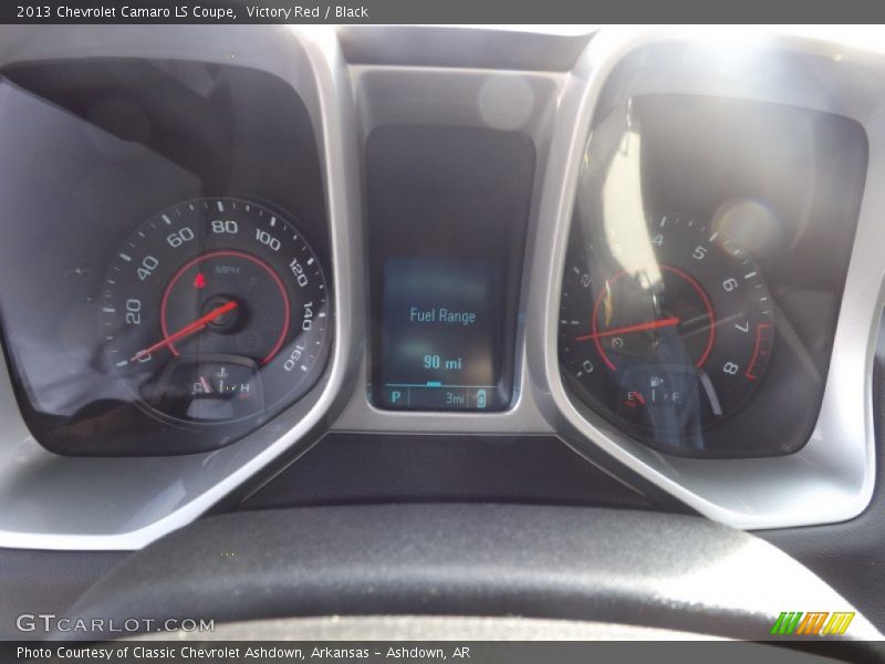 Victory Red / Black 2013 Chevrolet Camaro LS Coupe