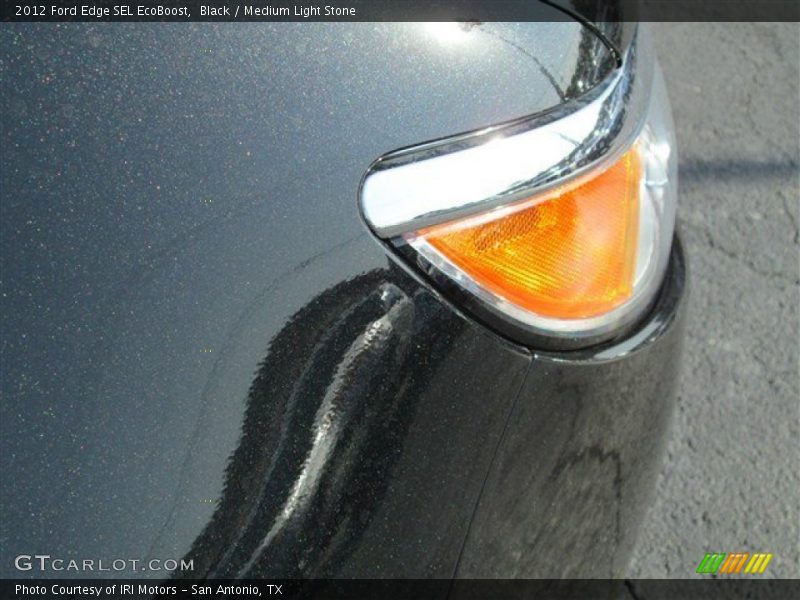 Black / Medium Light Stone 2012 Ford Edge SEL EcoBoost