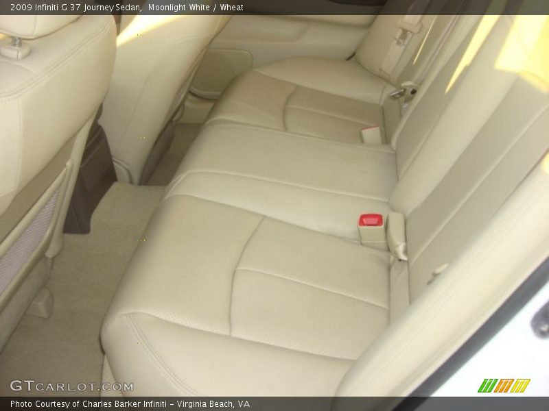 Rear Seat of 2009 G 37 Journey Sedan