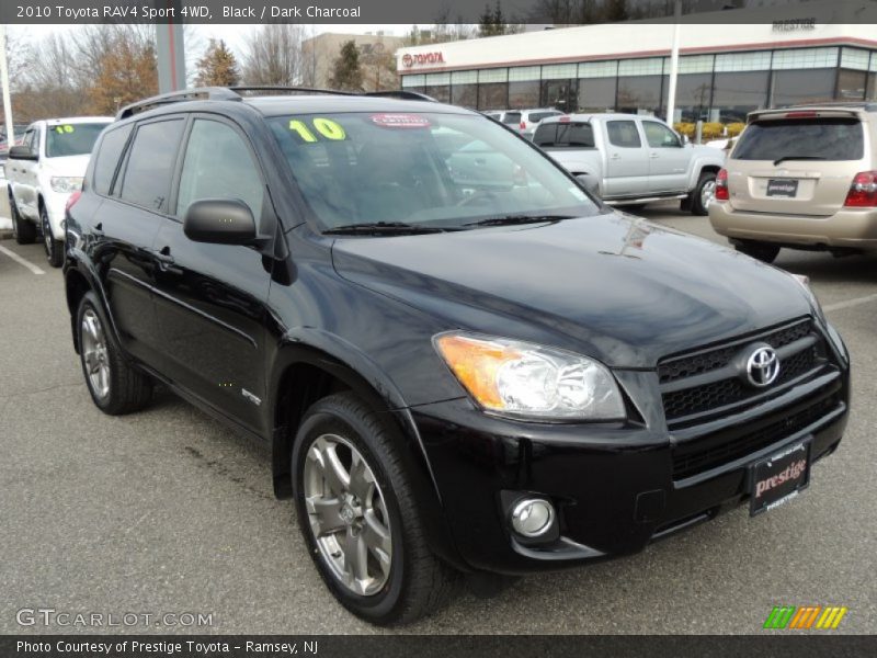Black / Dark Charcoal 2010 Toyota RAV4 Sport 4WD