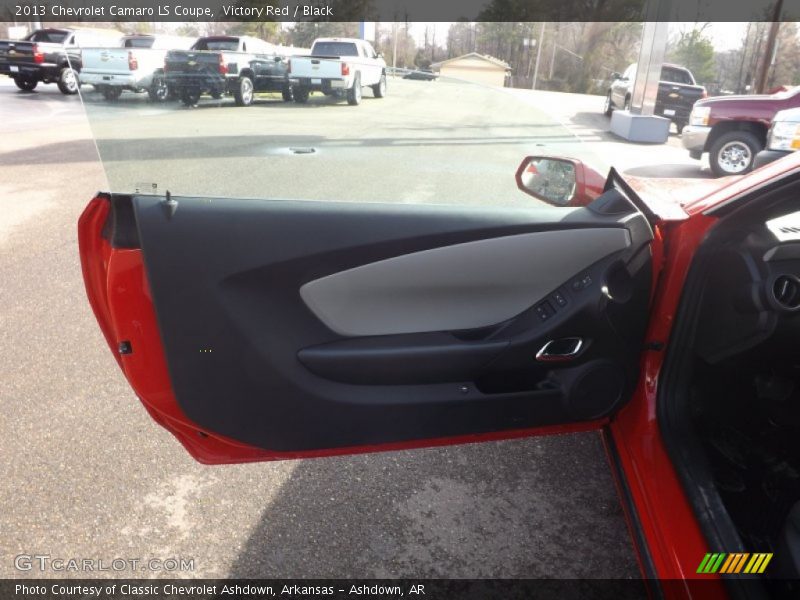 Victory Red / Black 2013 Chevrolet Camaro LS Coupe