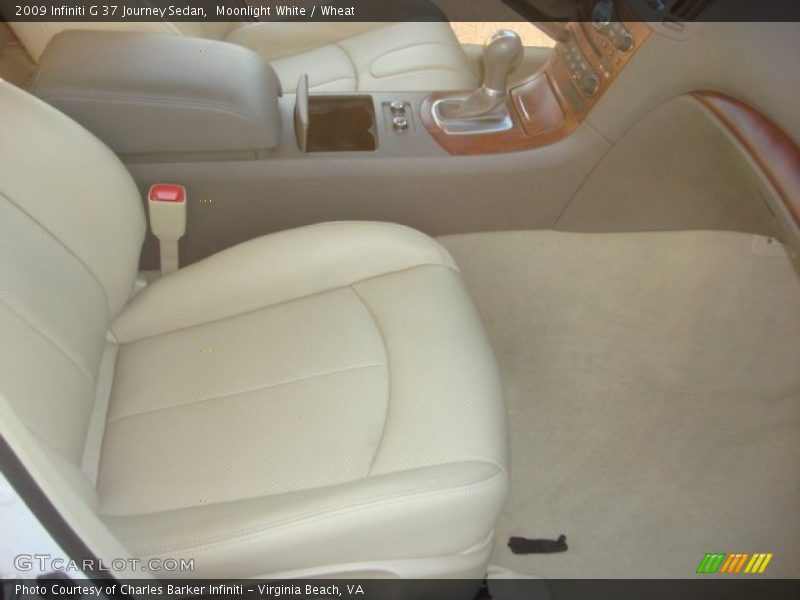 Moonlight White / Wheat 2009 Infiniti G 37 Journey Sedan