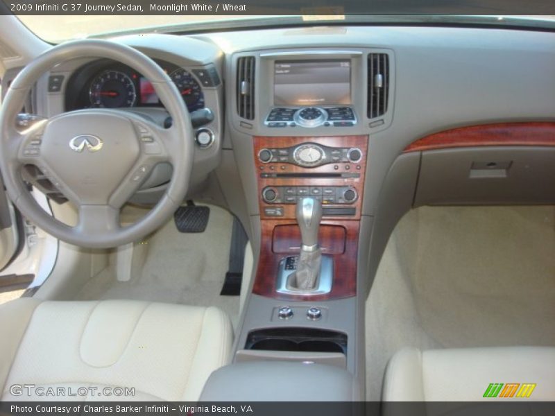 Moonlight White / Wheat 2009 Infiniti G 37 Journey Sedan