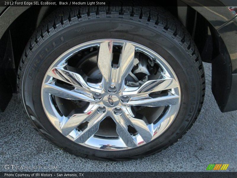 Black / Medium Light Stone 2012 Ford Edge SEL EcoBoost