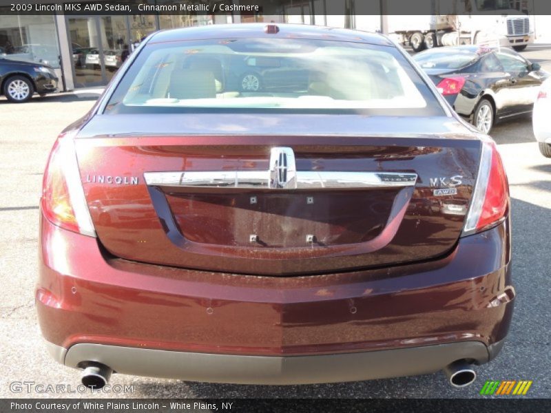 Cinnamon Metallic / Cashmere 2009 Lincoln MKS AWD Sedan