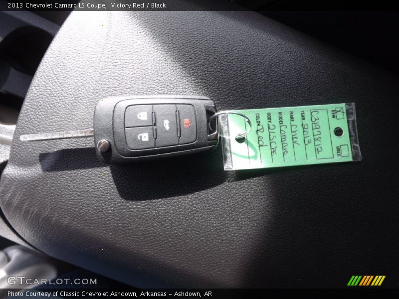 Victory Red / Black 2013 Chevrolet Camaro LS Coupe