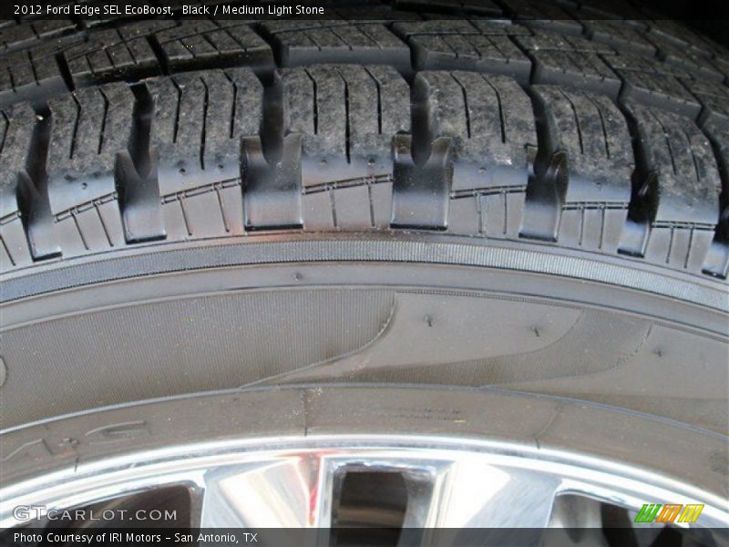 Black / Medium Light Stone 2012 Ford Edge SEL EcoBoost