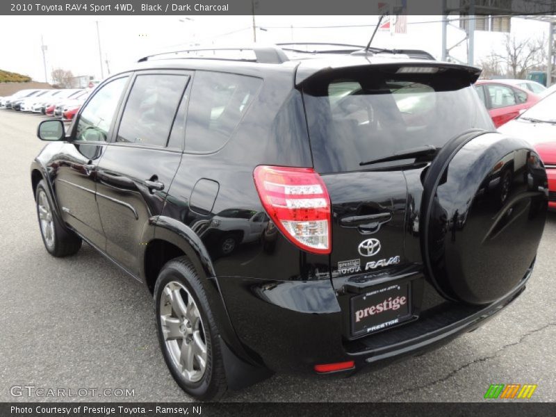 Black / Dark Charcoal 2010 Toyota RAV4 Sport 4WD
