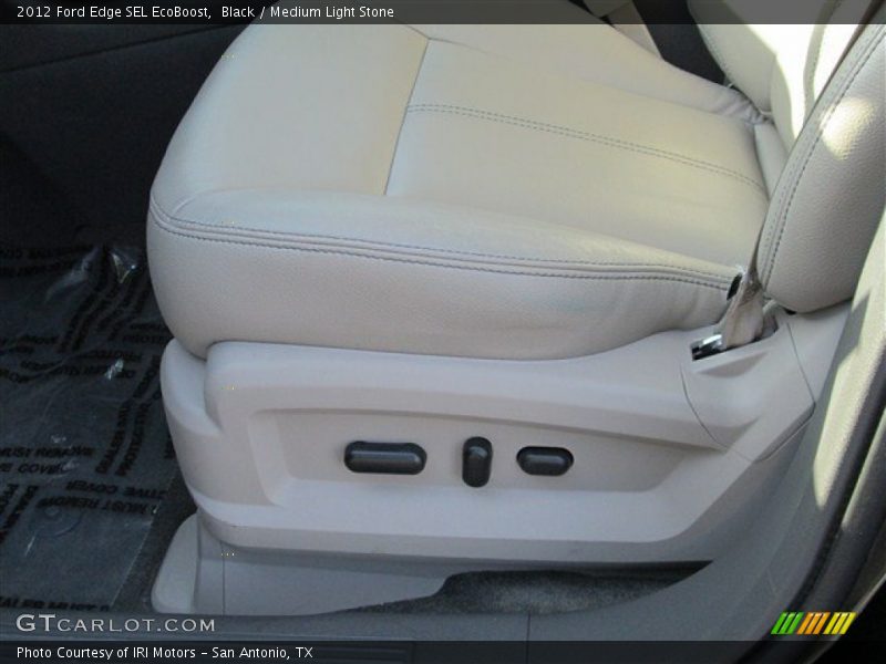 Black / Medium Light Stone 2012 Ford Edge SEL EcoBoost