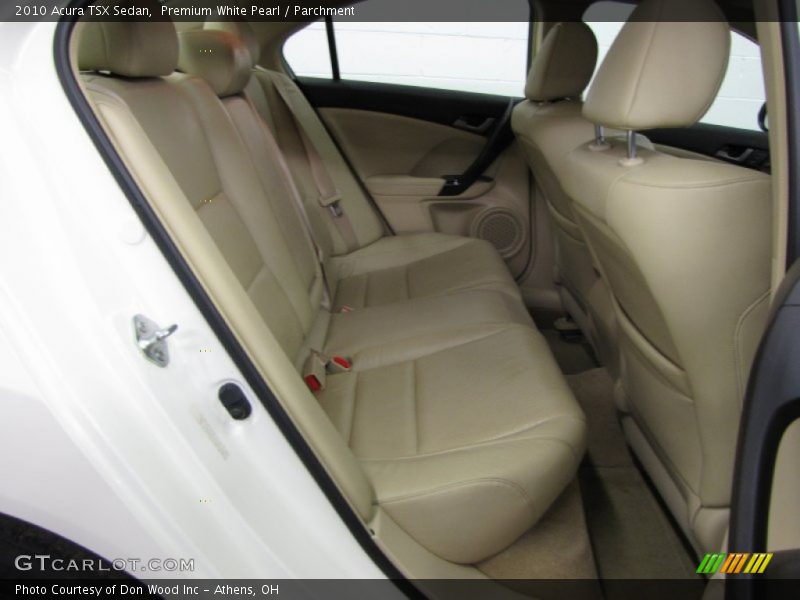Premium White Pearl / Parchment 2010 Acura TSX Sedan