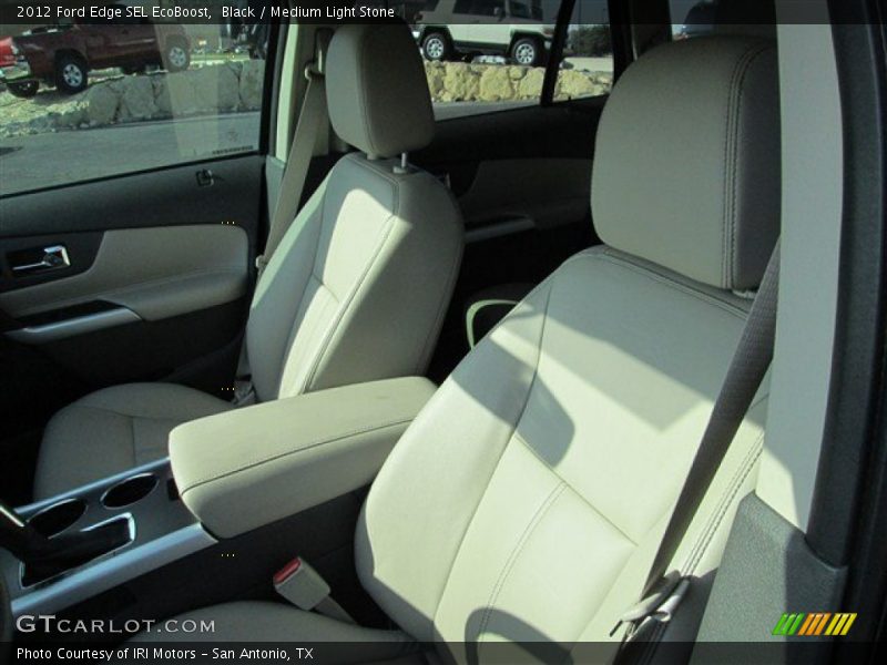 Black / Medium Light Stone 2012 Ford Edge SEL EcoBoost