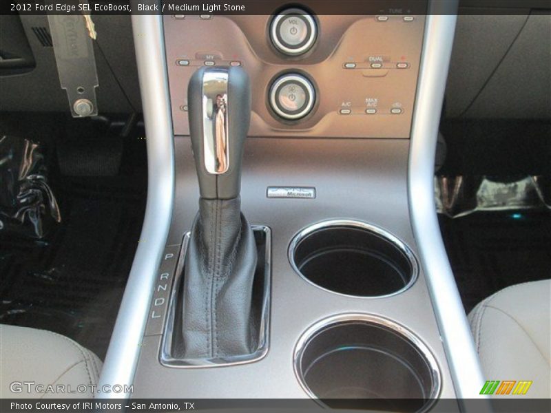Black / Medium Light Stone 2012 Ford Edge SEL EcoBoost