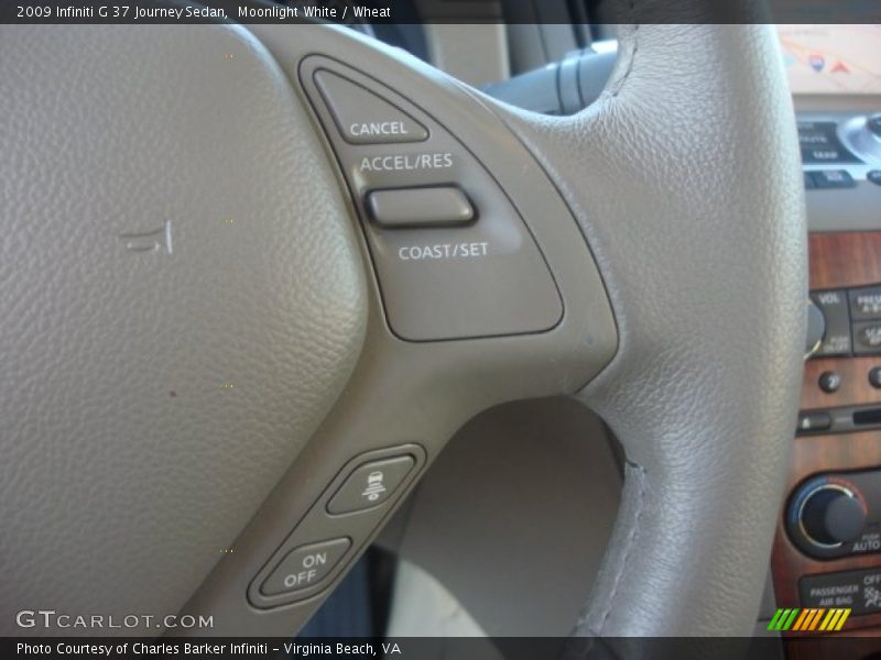 Controls of 2009 G 37 Journey Sedan