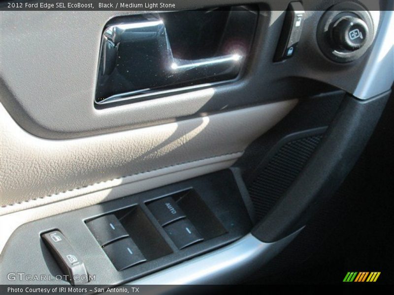 Black / Medium Light Stone 2012 Ford Edge SEL EcoBoost