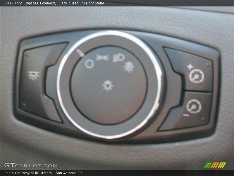 Black / Medium Light Stone 2012 Ford Edge SEL EcoBoost