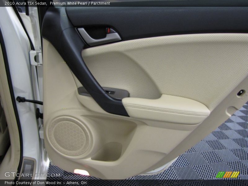 Premium White Pearl / Parchment 2010 Acura TSX Sedan