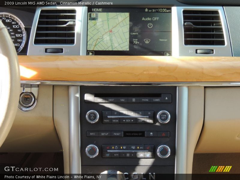 Cinnamon Metallic / Cashmere 2009 Lincoln MKS AWD Sedan