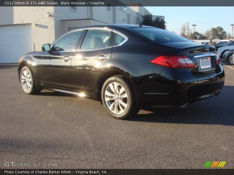 Black Obsidian / Graphite 2012 Infiniti M 37x AWD Sedan