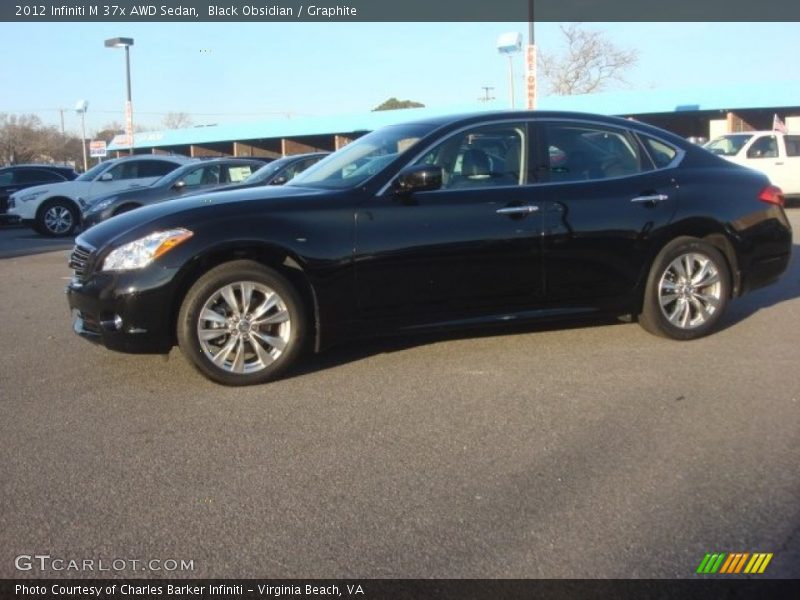 Black Obsidian / Graphite 2012 Infiniti M 37x AWD Sedan