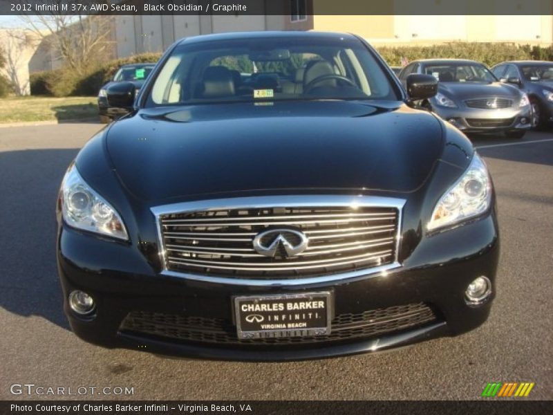 Black Obsidian / Graphite 2012 Infiniti M 37x AWD Sedan