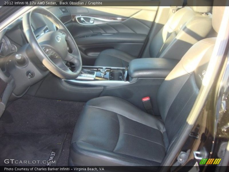 Black Obsidian / Graphite 2012 Infiniti M 37x AWD Sedan