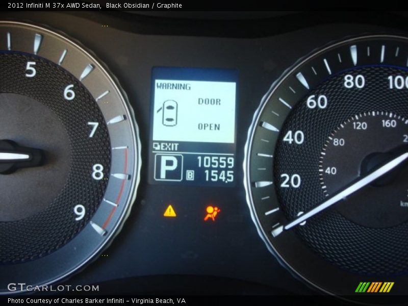 Black Obsidian / Graphite 2012 Infiniti M 37x AWD Sedan