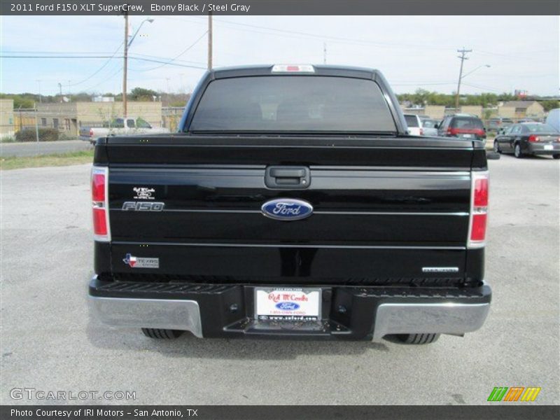 Ebony Black / Steel Gray 2011 Ford F150 XLT SuperCrew