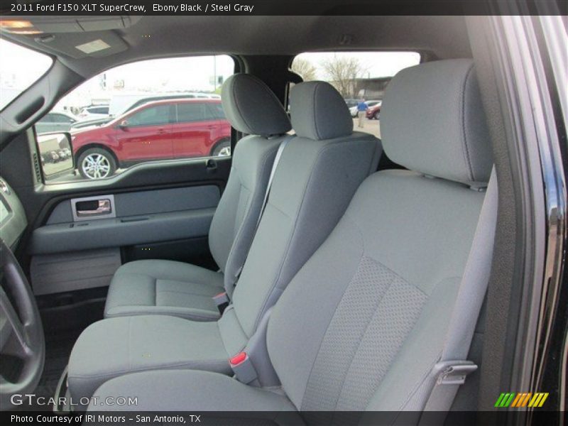 Ebony Black / Steel Gray 2011 Ford F150 XLT SuperCrew