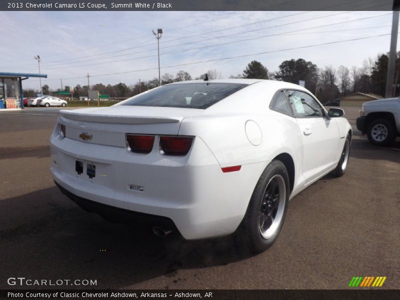 Summit White / Black 2013 Chevrolet Camaro LS Coupe