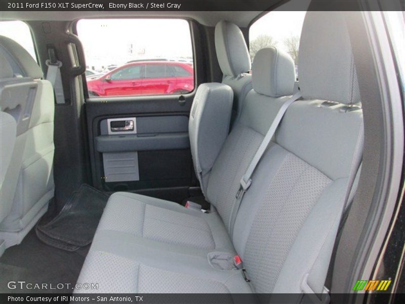 Ebony Black / Steel Gray 2011 Ford F150 XLT SuperCrew