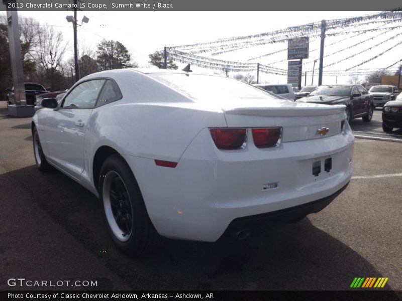Summit White / Black 2013 Chevrolet Camaro LS Coupe