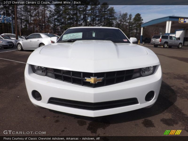 Summit White / Black 2013 Chevrolet Camaro LS Coupe