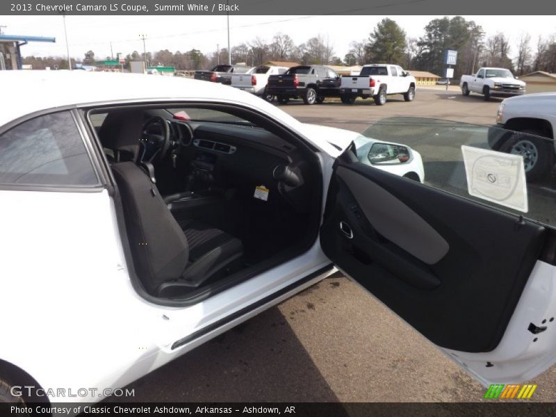 Summit White / Black 2013 Chevrolet Camaro LS Coupe