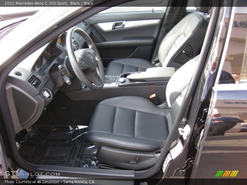 Black / Black 2011 Mercedes-Benz C 300 Sport