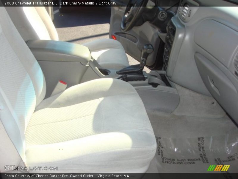 Dark Cherry Metallic / Light Gray 2008 Chevrolet TrailBlazer LT