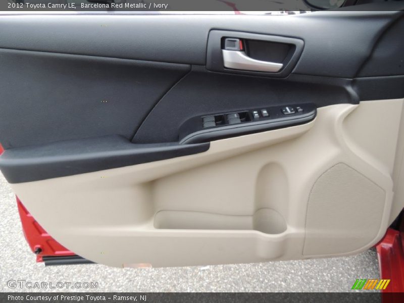 Barcelona Red Metallic / Ivory 2012 Toyota Camry LE