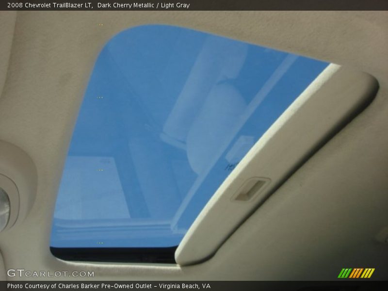Dark Cherry Metallic / Light Gray 2008 Chevrolet TrailBlazer LT