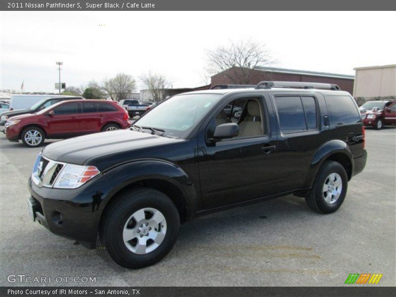 Super Black / Cafe Latte 2011 Nissan Pathfinder S