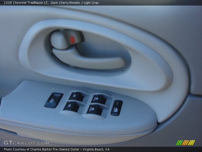 Dark Cherry Metallic / Light Gray 2008 Chevrolet TrailBlazer LT