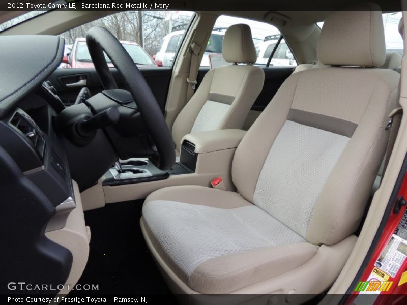 Barcelona Red Metallic / Ivory 2012 Toyota Camry LE
