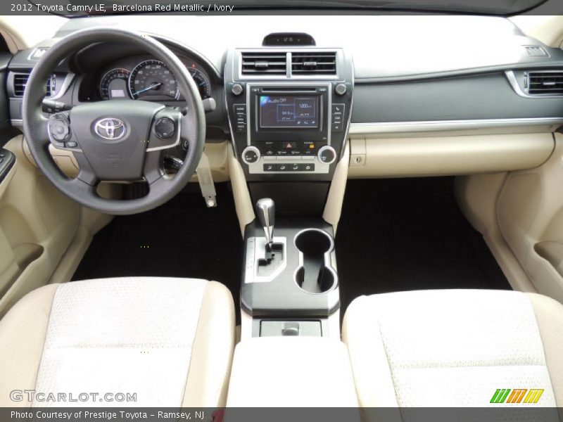 Barcelona Red Metallic / Ivory 2012 Toyota Camry LE