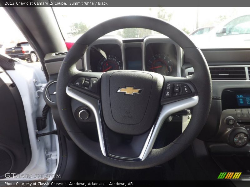 Summit White / Black 2013 Chevrolet Camaro LS Coupe