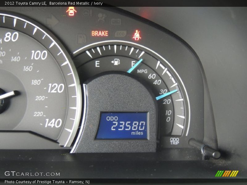 Barcelona Red Metallic / Ivory 2012 Toyota Camry LE