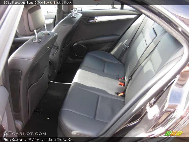 Black / Black 2011 Mercedes-Benz C 300 Sport