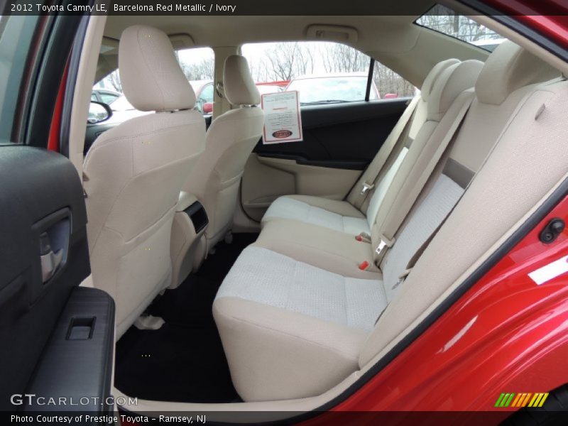 Barcelona Red Metallic / Ivory 2012 Toyota Camry LE