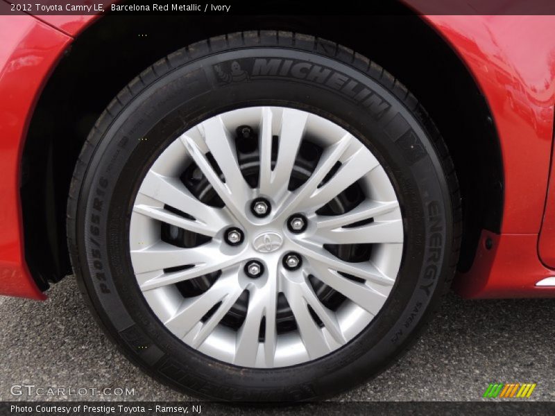 Barcelona Red Metallic / Ivory 2012 Toyota Camry LE
