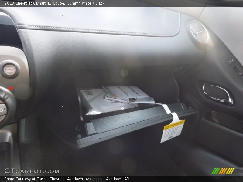 Summit White / Black 2013 Chevrolet Camaro LS Coupe