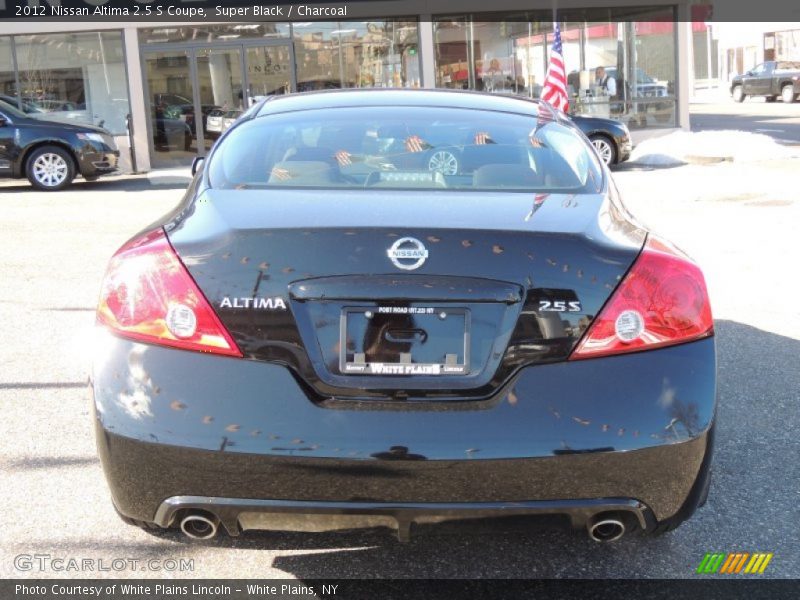 Super Black / Charcoal 2012 Nissan Altima 2.5 S Coupe