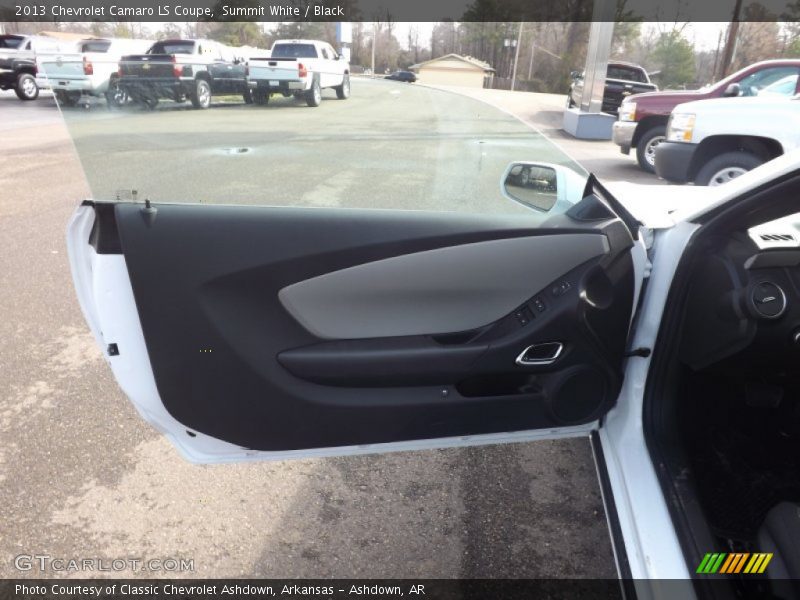 Summit White / Black 2013 Chevrolet Camaro LS Coupe