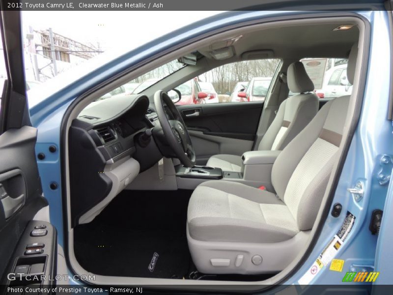 Clearwater Blue Metallic / Ash 2012 Toyota Camry LE
